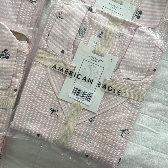 American Eagle Disney Pink and white Women's Pajama Set - Picture 6 of 6
